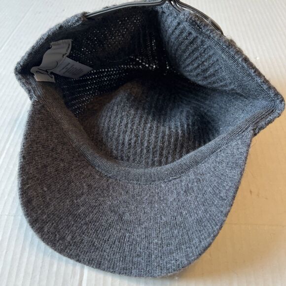 Design History DH OS Wool Blend Knit Gray Cap Adjustable  Strap NWT